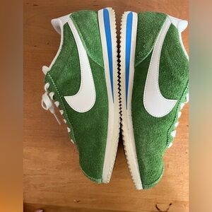 Green Suede Nike Sneakers